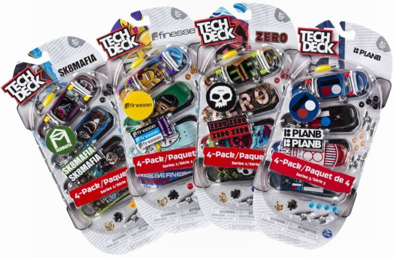 TECH DECK FINGERBOARD ČTYŘBALENÍ