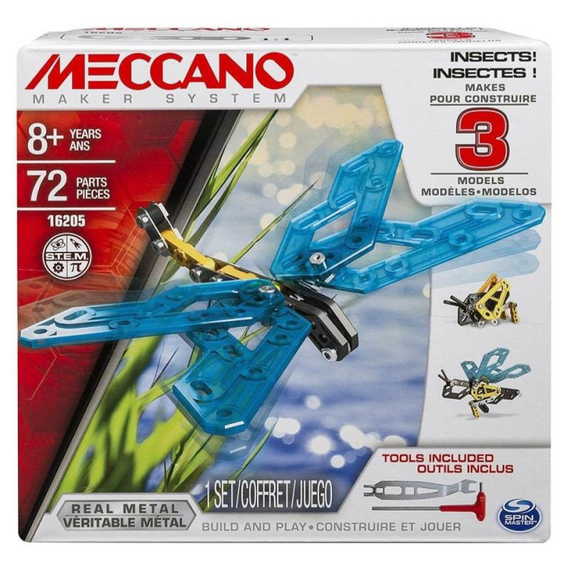 Meccano 16205 stavebnice 3v1 hmyz