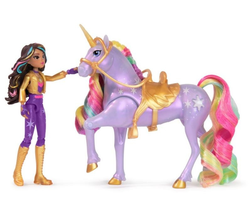 Spin Master Jednorožčí akademie světelný jednorožec a figurka 11 cm Sophia & Wildstar