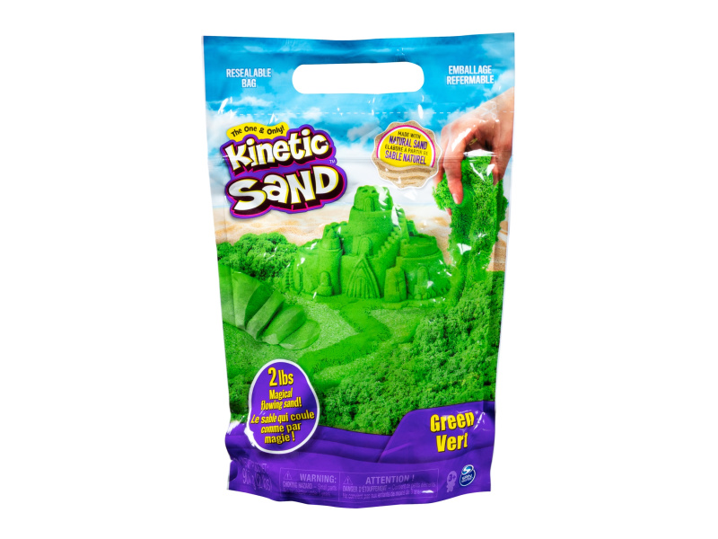 KINETIC SAND BALENÍ ZELENÉHO PÍSKU 0,9 kg