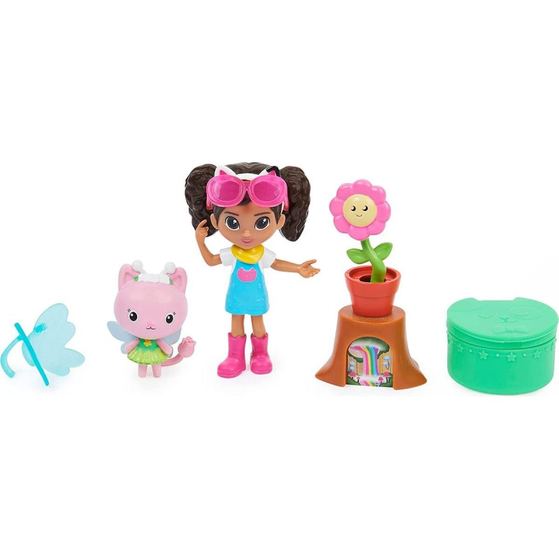 GABBY'S DOLLHOUSE KOČIČÍ HRACÍ SADA ZAHRÁDKA
