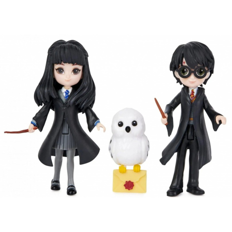 Harry Potter - Sada figurek Harry, Cho a Hedvika