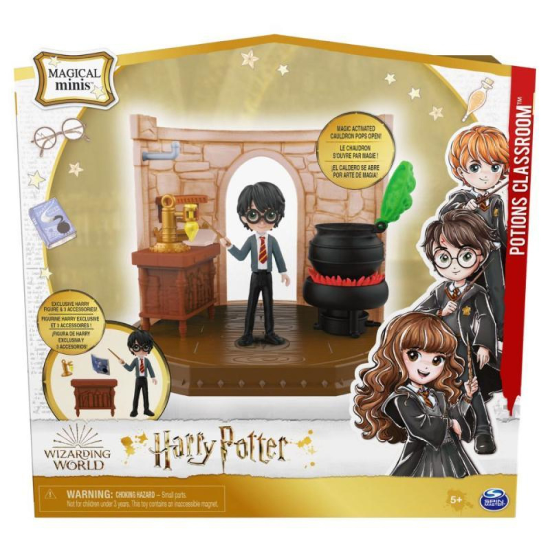 Harry Potter Učebna Míchání Lektvarů s figurkou Harryho