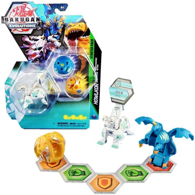 Bakugan startovací sada 3ks s4 howlkor ultra & neo pegatrix & trox