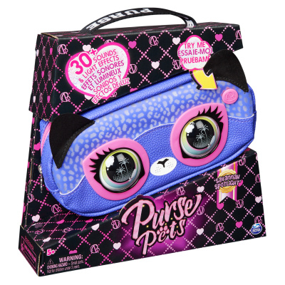 Spin master purse pets interaktivní ledvinka gepard