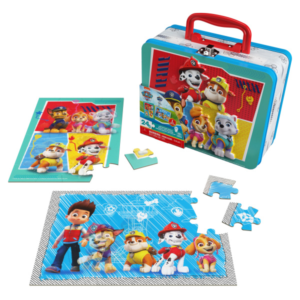 Spin Master Tlapková patrola Puzzle v plechové krabičce