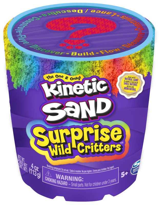 KINETIC SAND KYBLÍK PÍSKU S PŘEKVAPENÍM