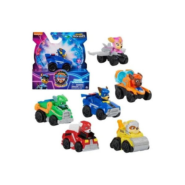 TLAPKOVÁ PATROLA VE VELKOFILMU MINI AUTÍČKA S FIGURKOU
