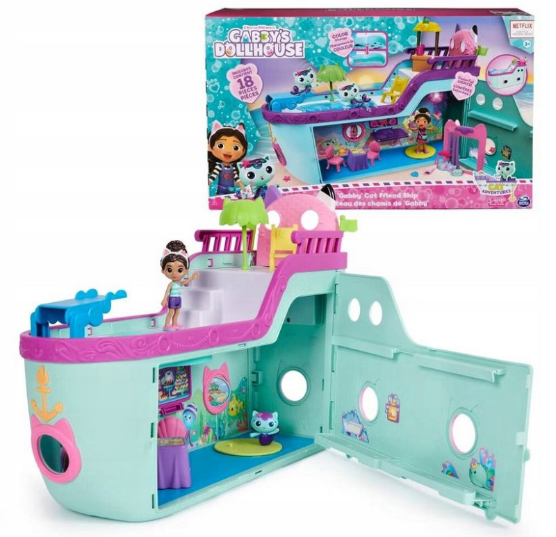 Gábinin kouzelný domek velká loď hrací set