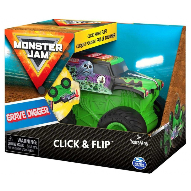 Spin master monster jam auto se zvukem grave digger ii 1:43