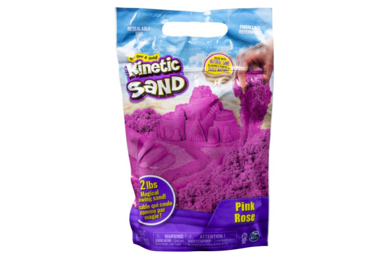 Kinetic Sand Balení růžového písku 0,9Kg