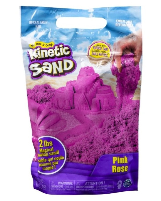 Kinetic Sand Balení růžového písku 0,9Kg