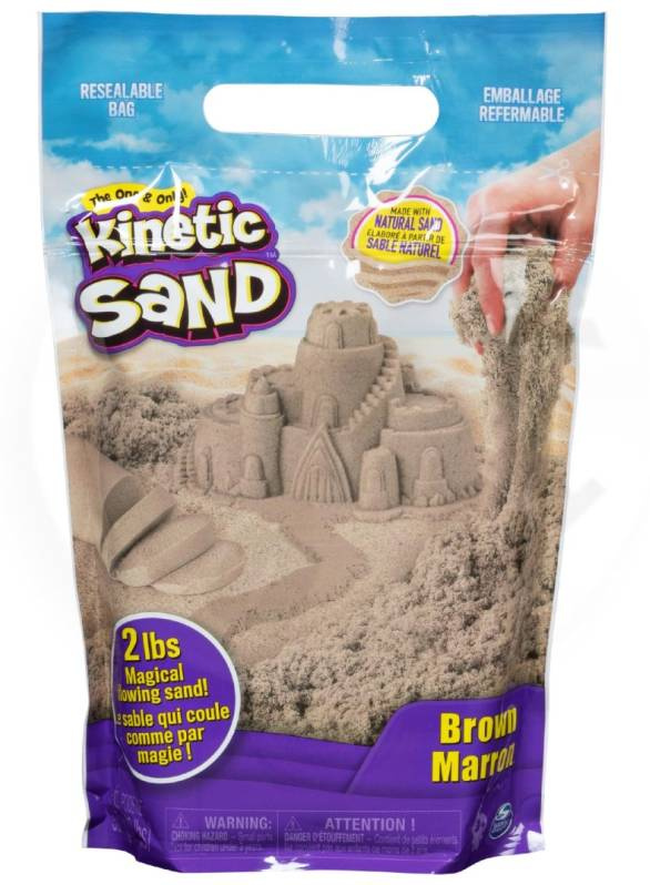 KINETIC SAND HNĚDÝ PÍSEK 0,9 kg