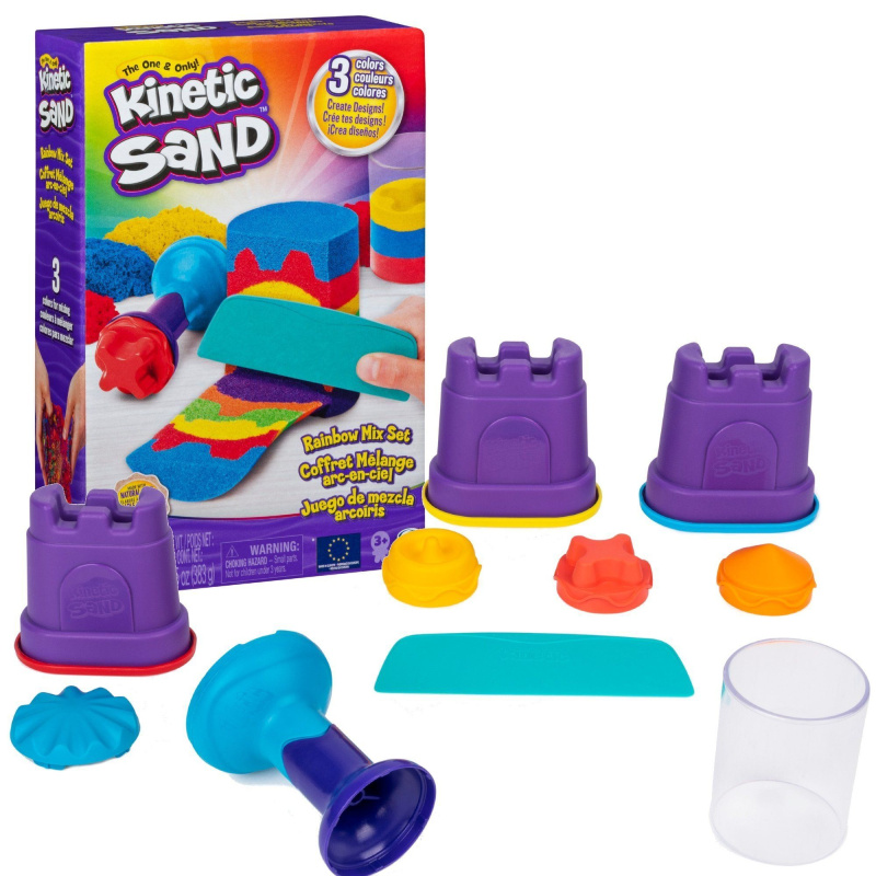 Kinetic Sand duhová hrací sada