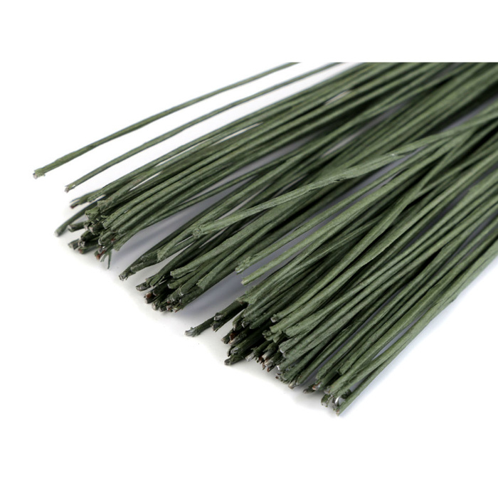 Dekorační floristický drát rovný průměr 1mm (50ks) zelený