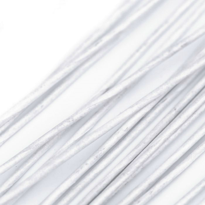 Dekorační floristický drát rovný průměr 2mm (20ks) bílý