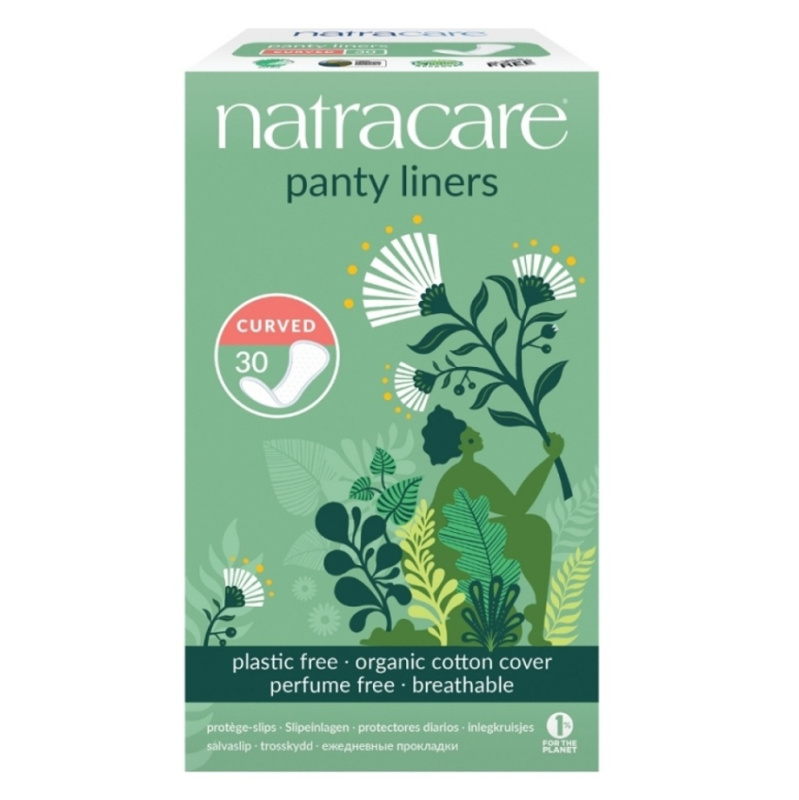 NATRACARE Slipové vložky Tvarované 30 ks