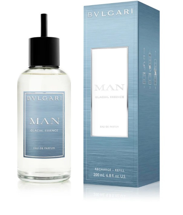 BVLGARI Bvlgari Man Glacial Essence parfémovaná voda – náhradní náplň pro muže 200 ml