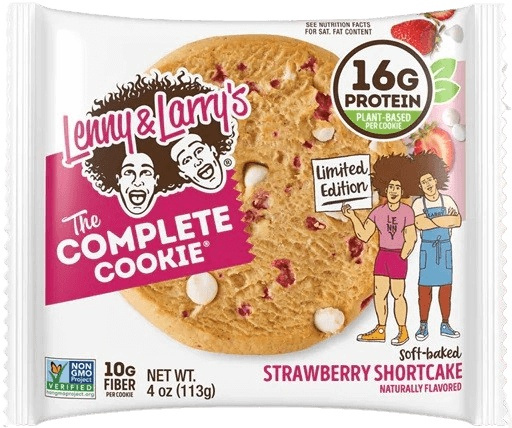 Lenny&Larrys Lenny&Larry's Complete Cookie 113g - Jahodový koláč (limited edition)
