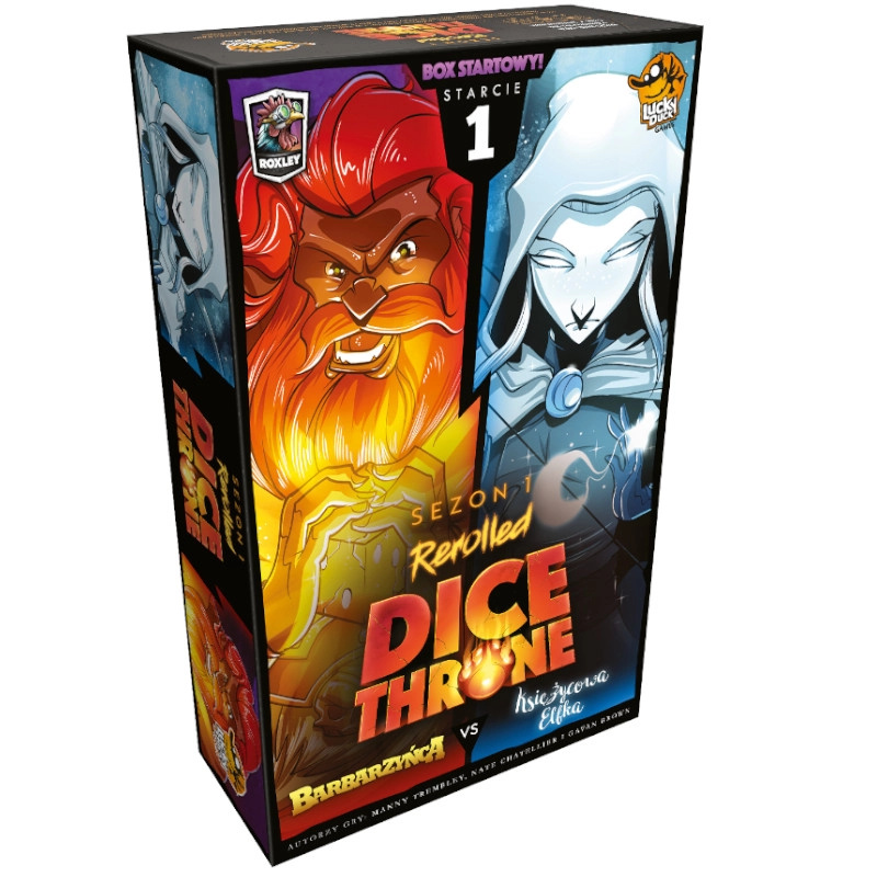 Dice Throne: Souboj 1 – Barbar vs Měsíční elfka