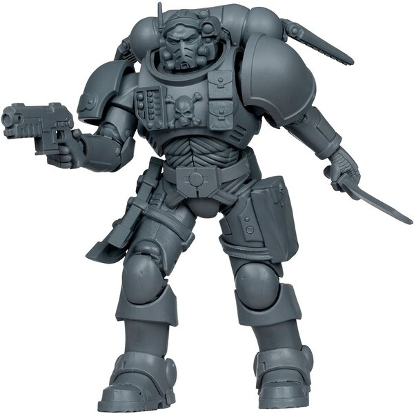McFarlane Warhammer 40k Lieutenant in Phobos Armour Grey Vícebarevná