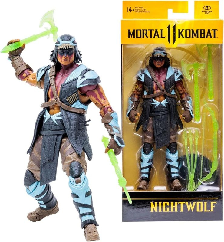Mortal kombat figurka 18cm nightwolf