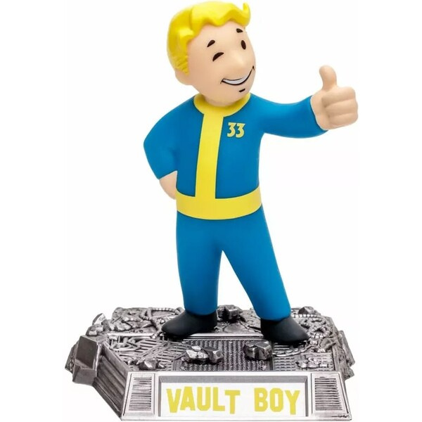 Fallout Movie Maniacs Action Figure Vault Boy (Gold Label) 15 cm