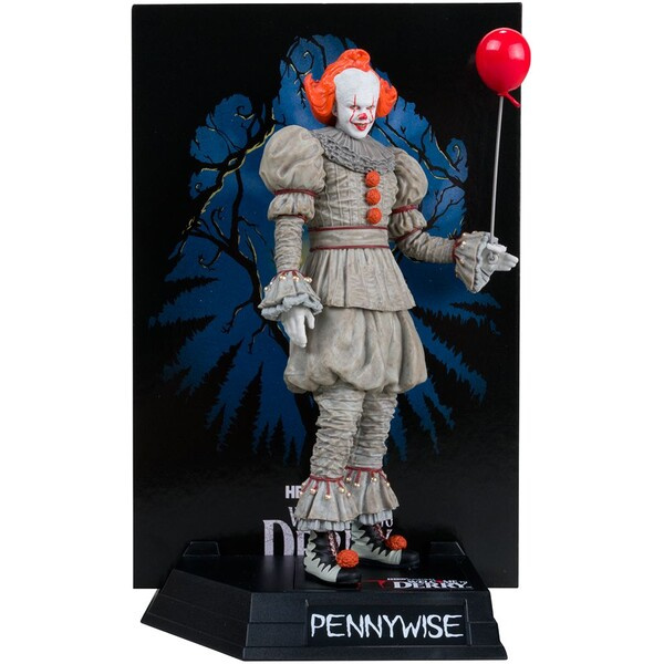 Figurka McFarlane Toys Movie Maniacs IT: Welcome To Derry - Pennywise (Welcome To Derry) (Gold Label Vícebarevná