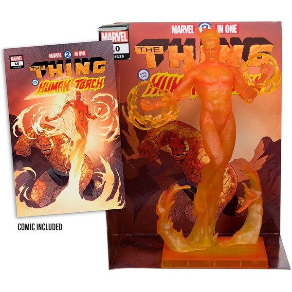 Figurka McFarlane Toys Marvel Collection 1/6 - Human Torch (Marvel 2in1 #10) 29 cm Vícebarevná