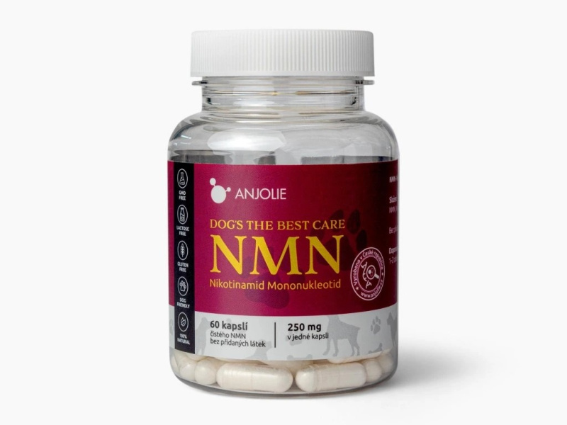 Anjolie Dog's NMN 250 mg, 60 kapslí