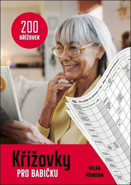 Křížovky pro babičku - velká písmena - kol.