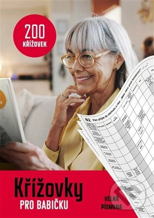Křížovky pro babičku - velká písmena - kol.