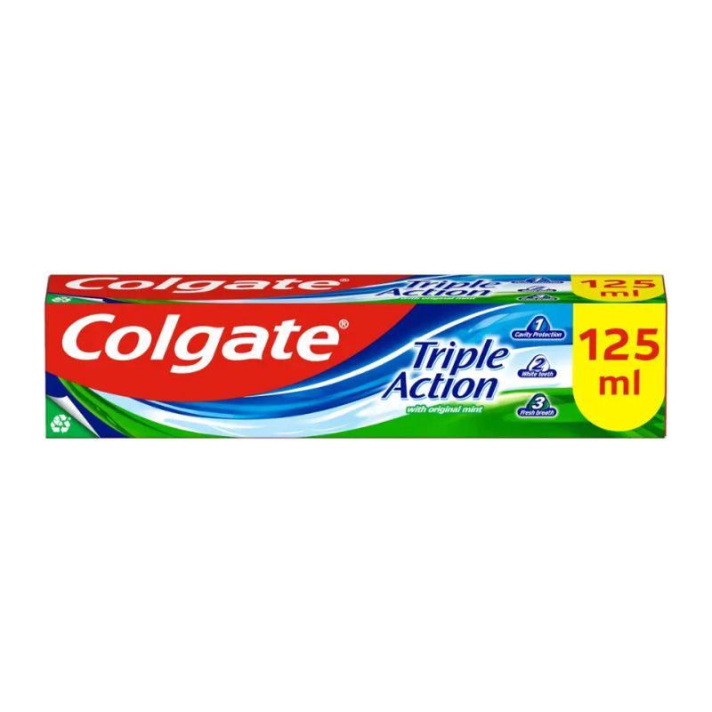 Colgate Triple Action Original Mint zubní pasta 125 ml