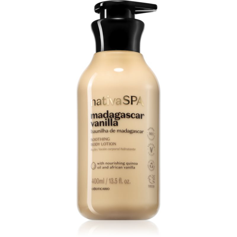 oBoticário Nativa SPA Madagascar Vanilla tělové mléko 400 ml