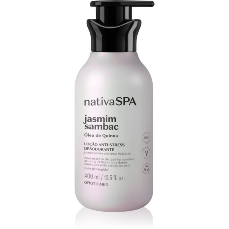 oBoticário Nativa SPA Jasmim Sambac zklidňující tělové mléko 400 ml