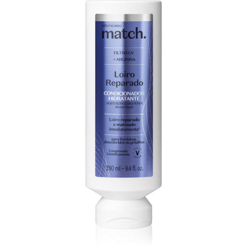 oBoticário Match. Blonde Repair regenerační kondicionér pro blond vlasy 280 ml