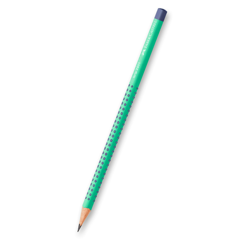 Grafitová tužka Faber-Castell Grip 2001 Flow Edition Buzzing Blue - tvrdost B Faber-Castell