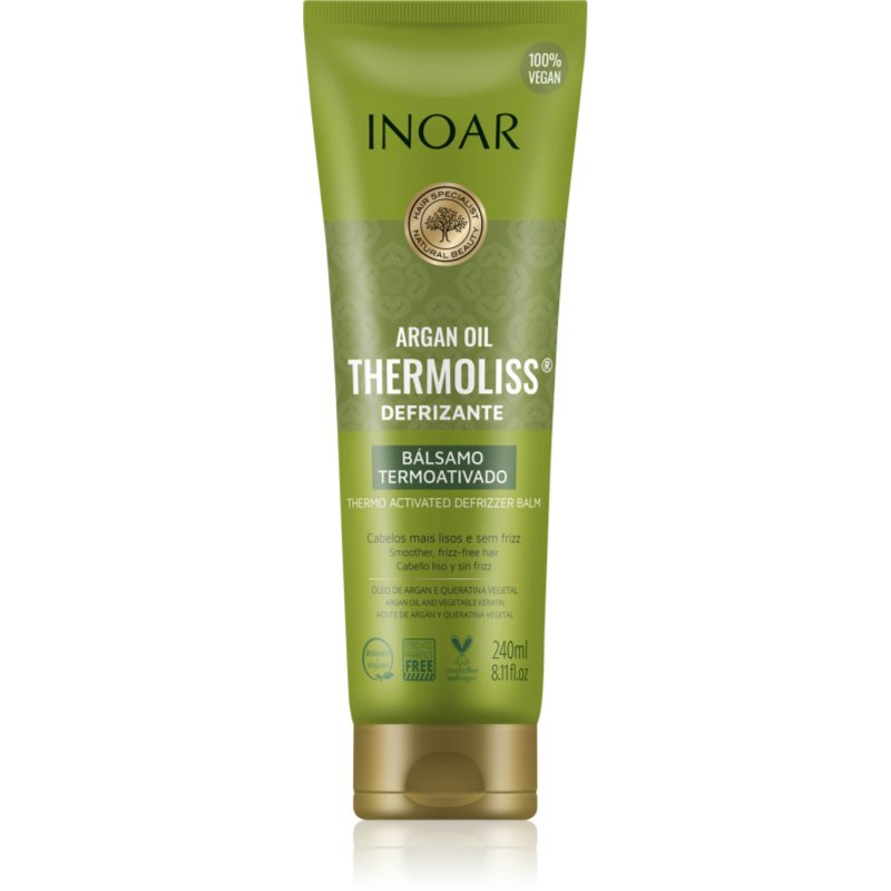 INOAR Argan Oil System Thermoliss uhlazující balzám na vlasy s termoochranou 240 ml