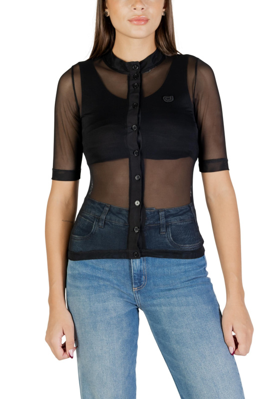 Průsvitná halenka Colcci s krátkým rukávem