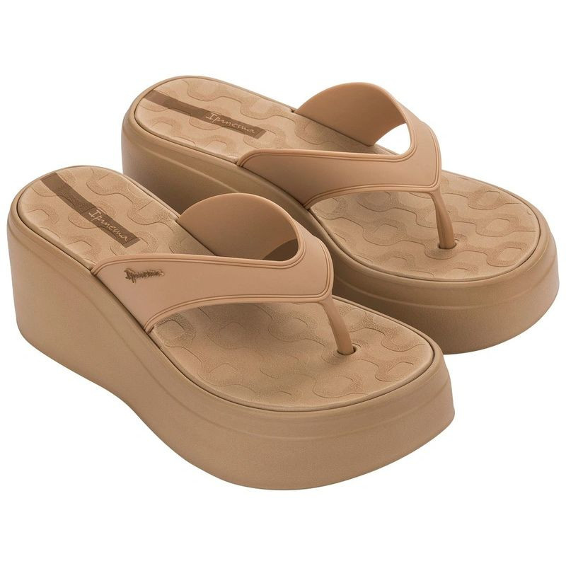 Ipanema boty dámské žabky Solaris platform beige dámské 35/36