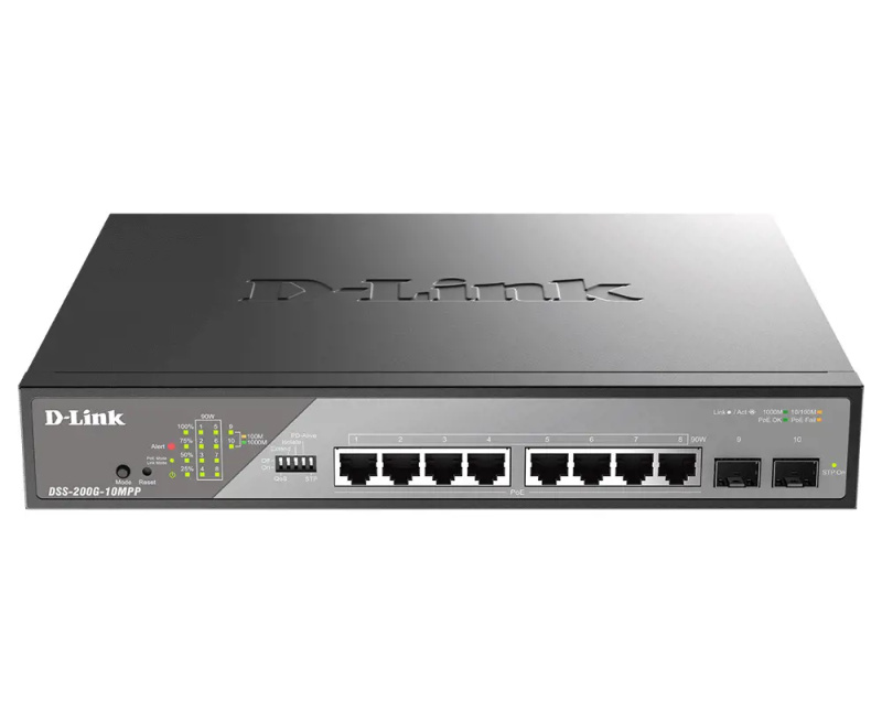 D-Link DSS-200G-10MPP Černá
