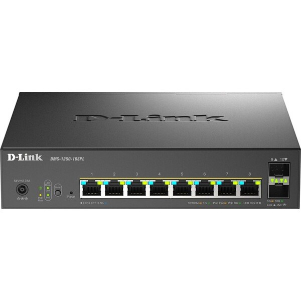 D-Link DMS-1250-10SPL Černá
