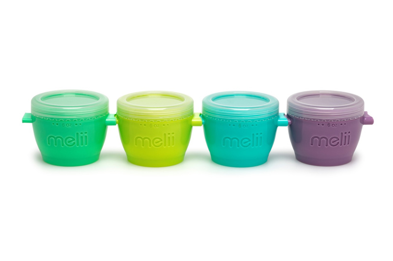 Melii Snap&Go svačinový box 4x177 ml