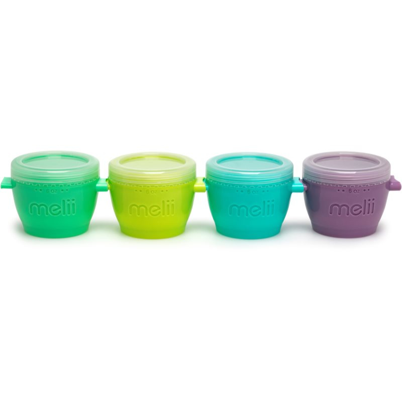 Melii Snap&Go svačinový box 4x177 ml