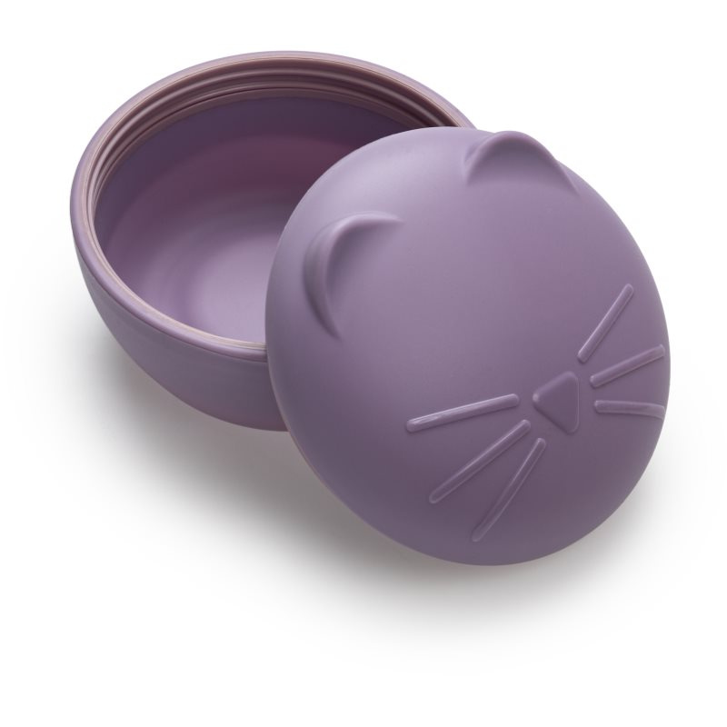Melii Silicone Bowl with Lid svačinový box Cat 350 ml