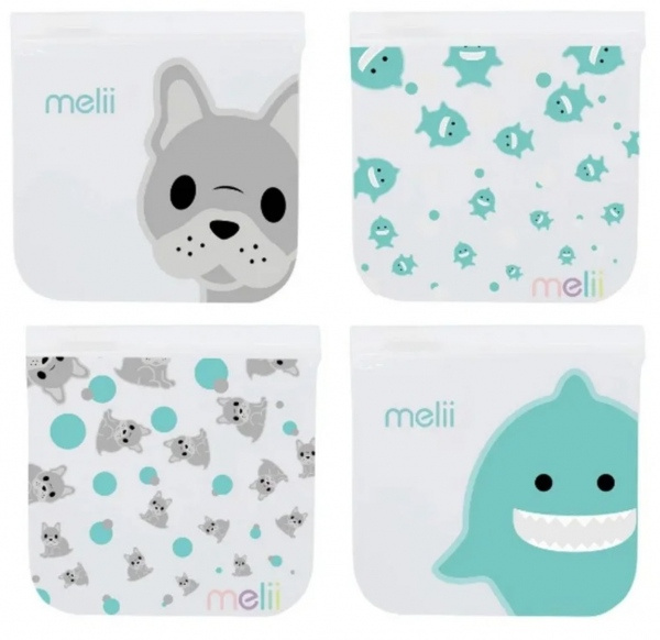 Melii Sáčky na svačinu BullDog + Shark Melii