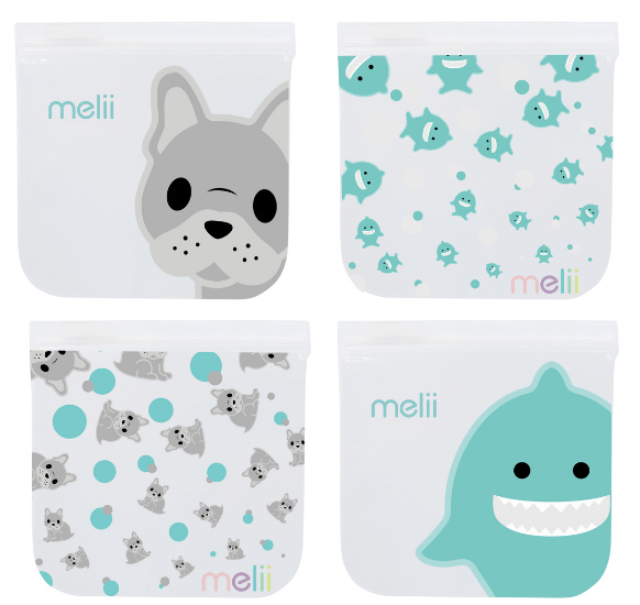 Melii Sáčky na svačinu BullDog + Shark Melii
