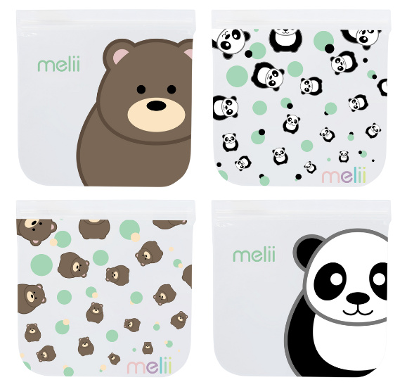 Melii Sáčky na svačinu Panda + Bear Melii