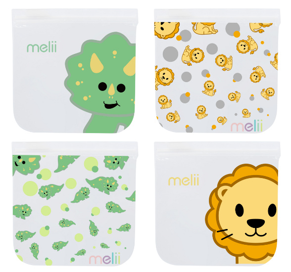 Melii Sáčky na svačinu Dino + Lion Melii
