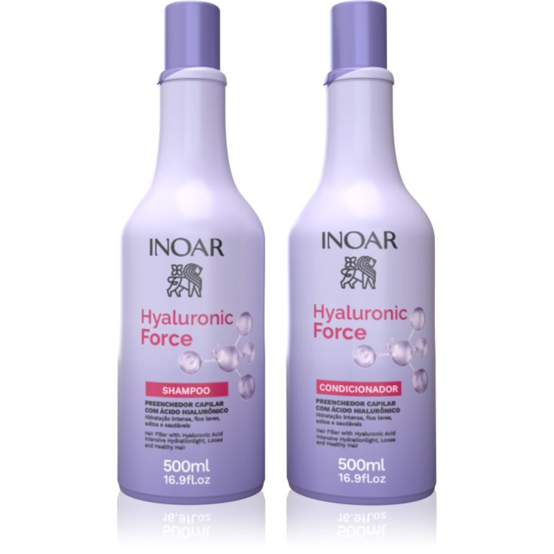 INOAR Hyaluronic Force Duo sada pro suché vlasy 2 ks